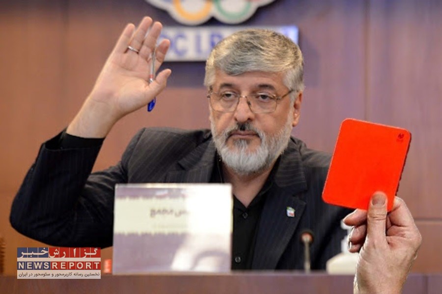 کارت قرمز وزیر ورزش به پولادگر